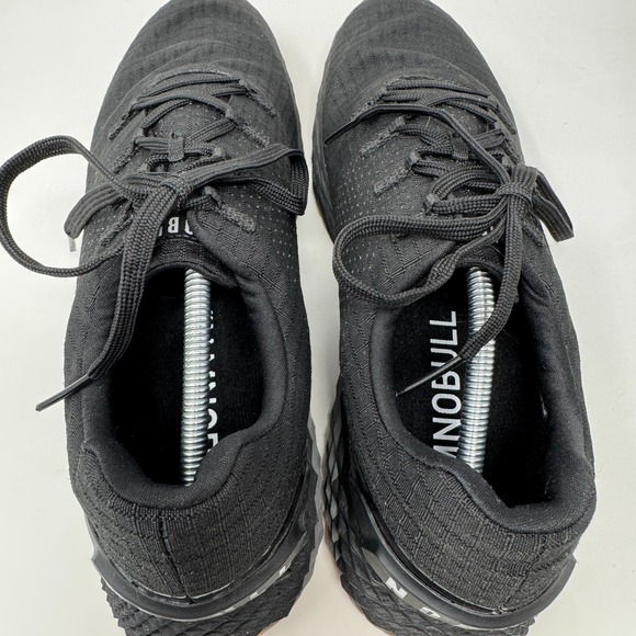 NOBULL Allday Ripstop Black Gum Shoes Comfortable Gym Sneakers Training Men's 13 - Picture 8 of 11